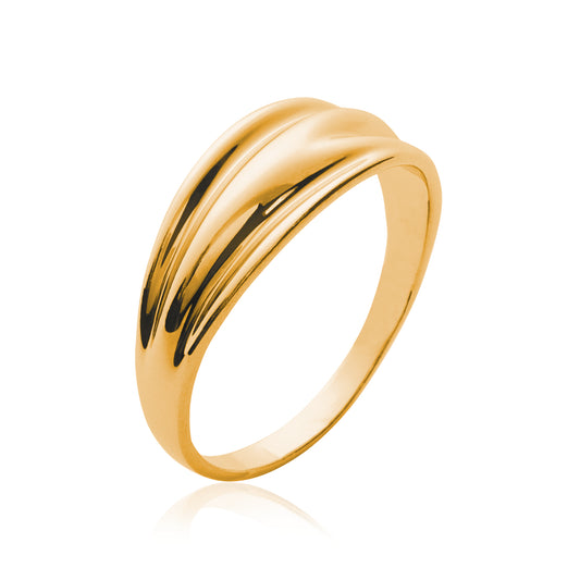 Gold Flow Ring