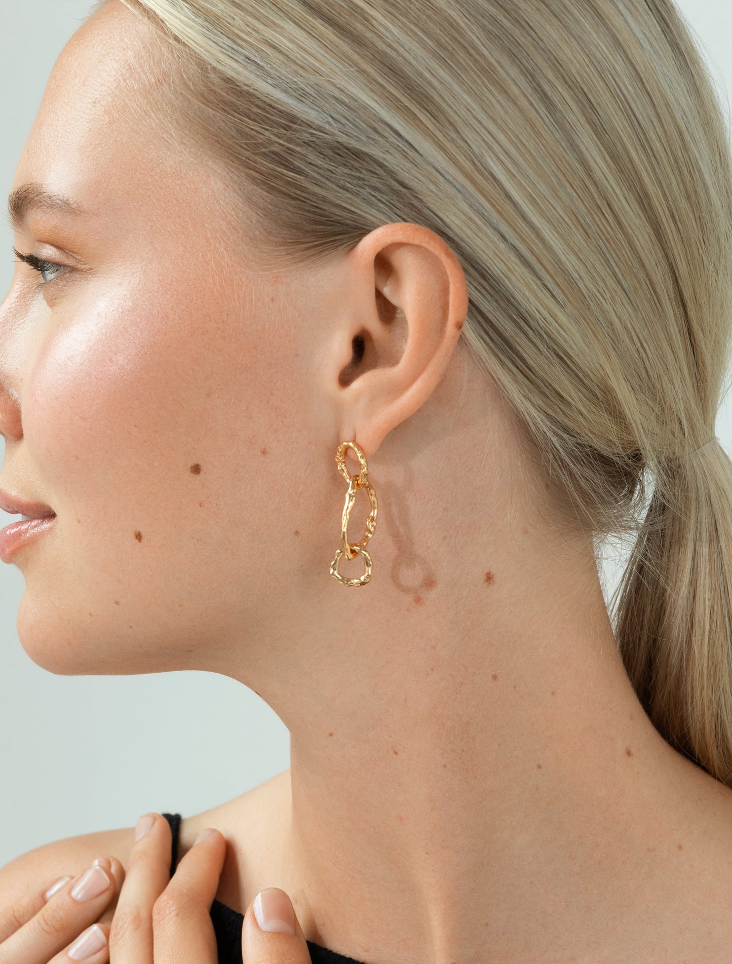 Boucles d'oreilles rectangles