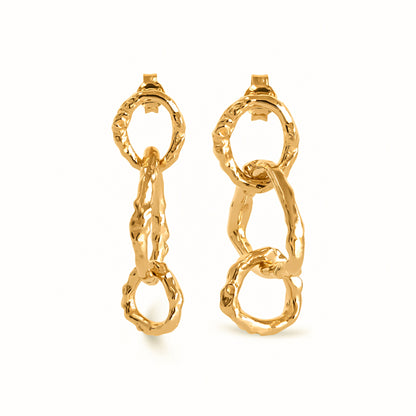 Boucles d'oreilles rectangles