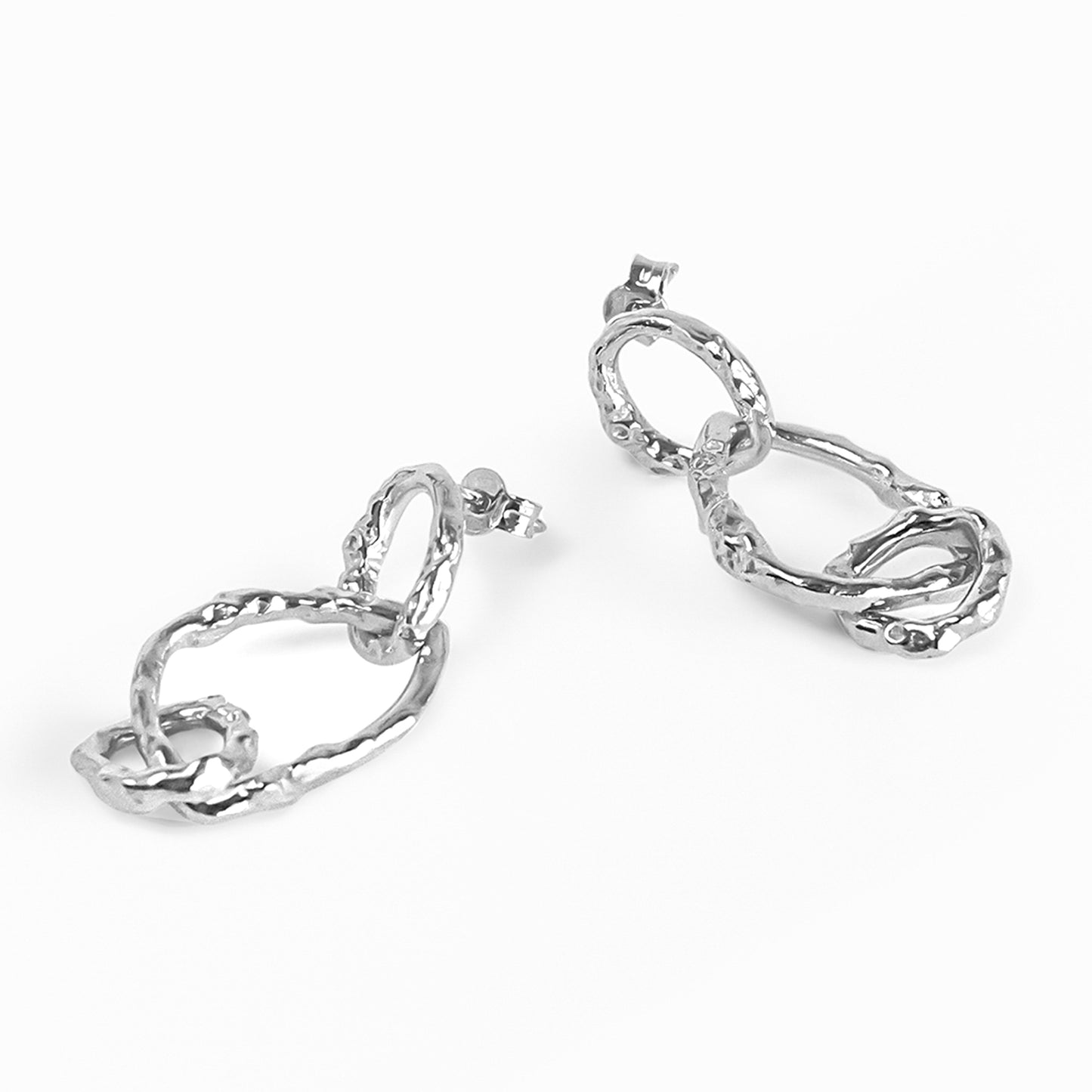 Boucles d'oreilles rectangles