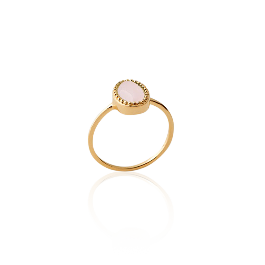 Bague quartz rose