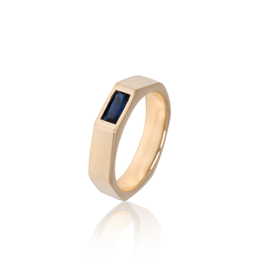 Bague rayon de lune fine